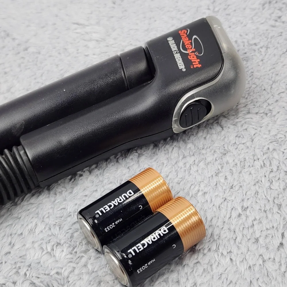 Vintage Black & Decker SnakeLight Hands Free Flexible Flashlight Tested Works